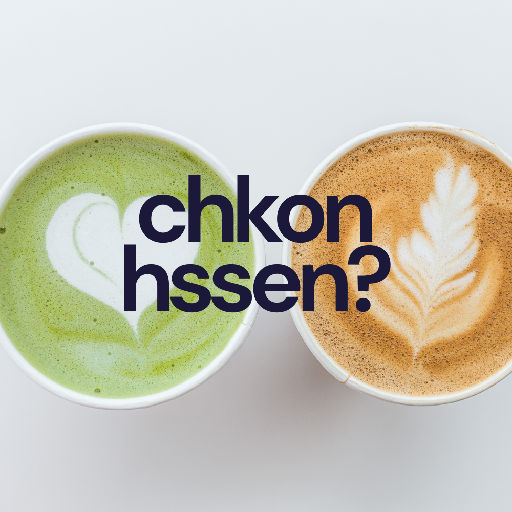Matcha vs Café chkon hssen?